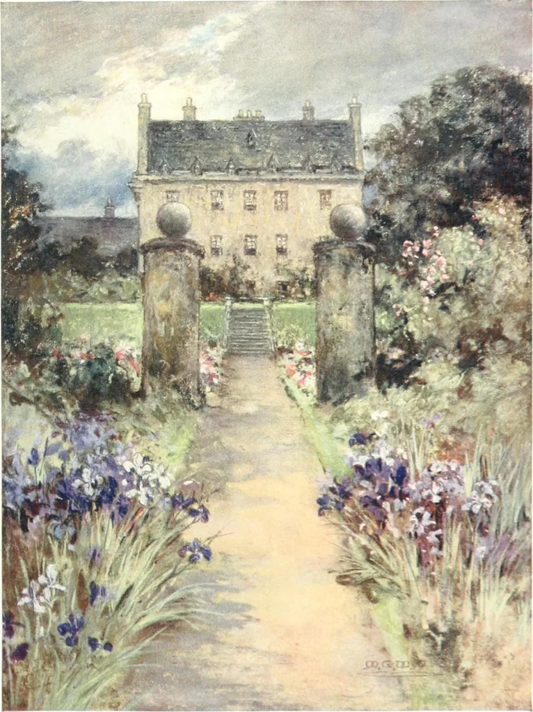 An illustration from Scottish gardens; being a representative selection of different types, old and new, 1908, leaf 216