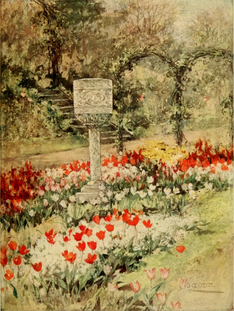 An illustration from Scottish gardens; being a representative selection of different types, old and new, 1908, leaf 126