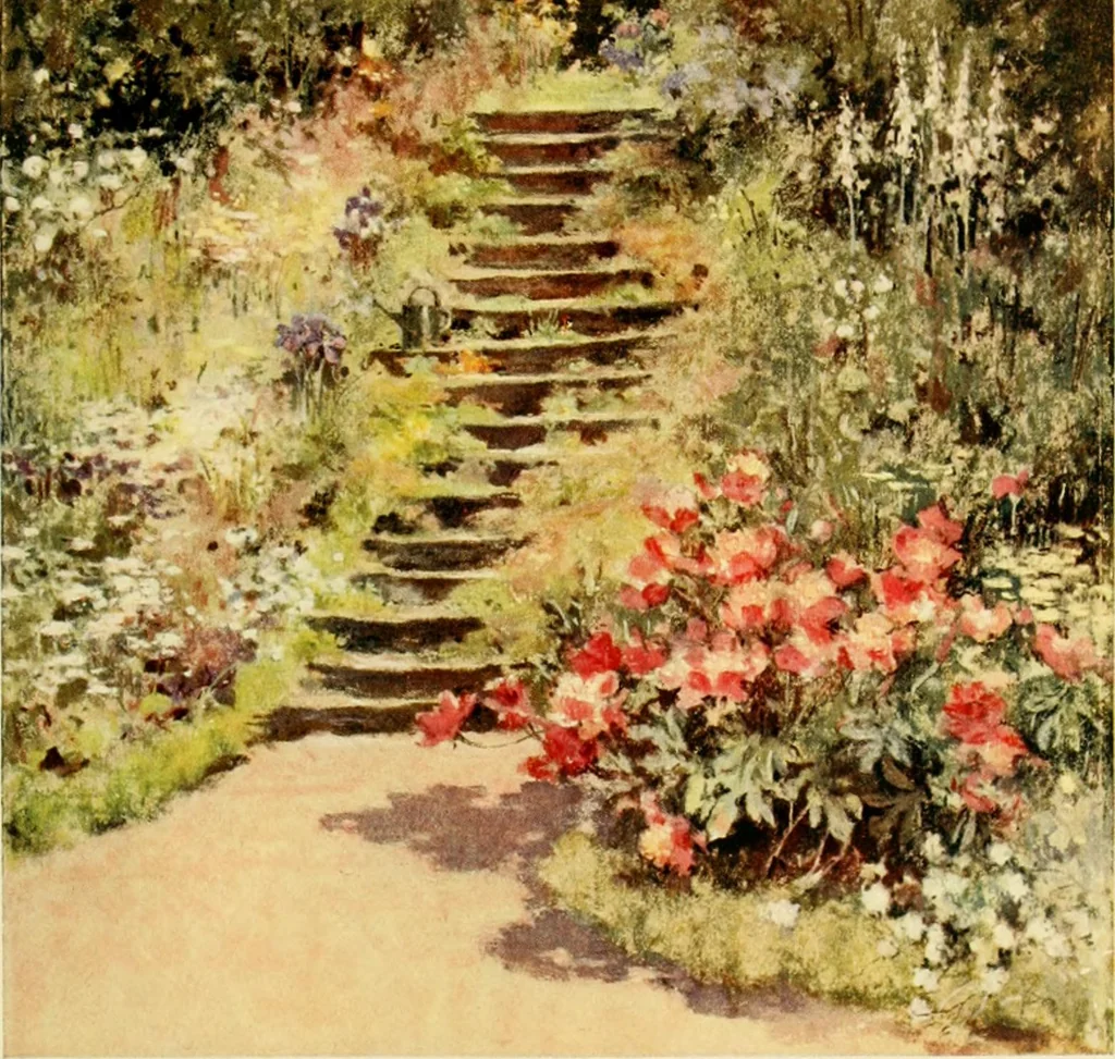 An illustration from Scottish gardens; being a representative selection of different types, old and new, 1908, leaf 182