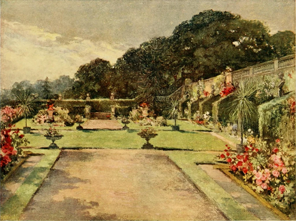 An illustration from Scottish gardens; being a representative selection of different types, old and new, 1908, leaf 204
