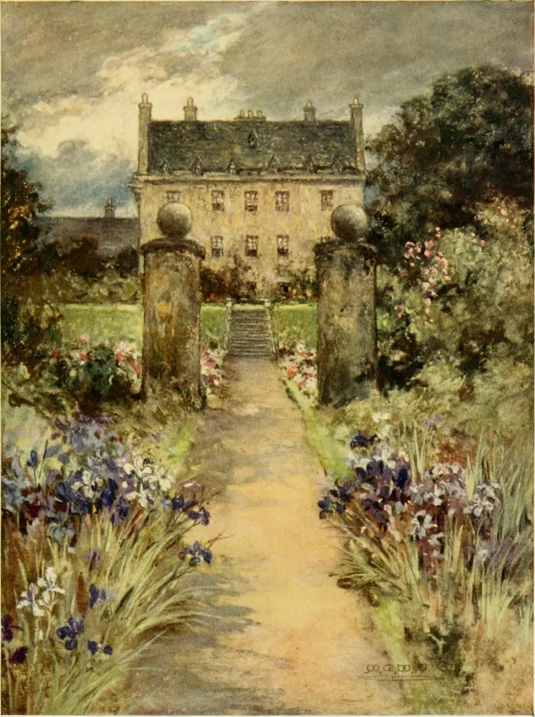 An illustration from Scottish gardens; being a representative selection of different types, old and new, 1908, leaf 216