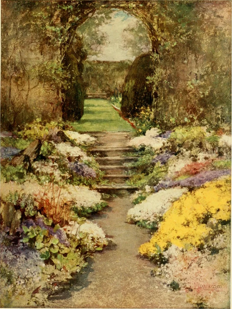 An illustration from Scottish gardens; being a representative selection of different types, old and new, 1908, leaf 88