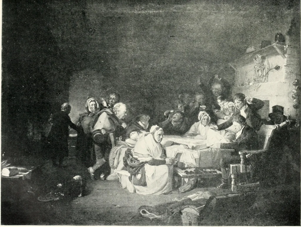 An illustration from The Scottish school of painting, 1906, leaf 202