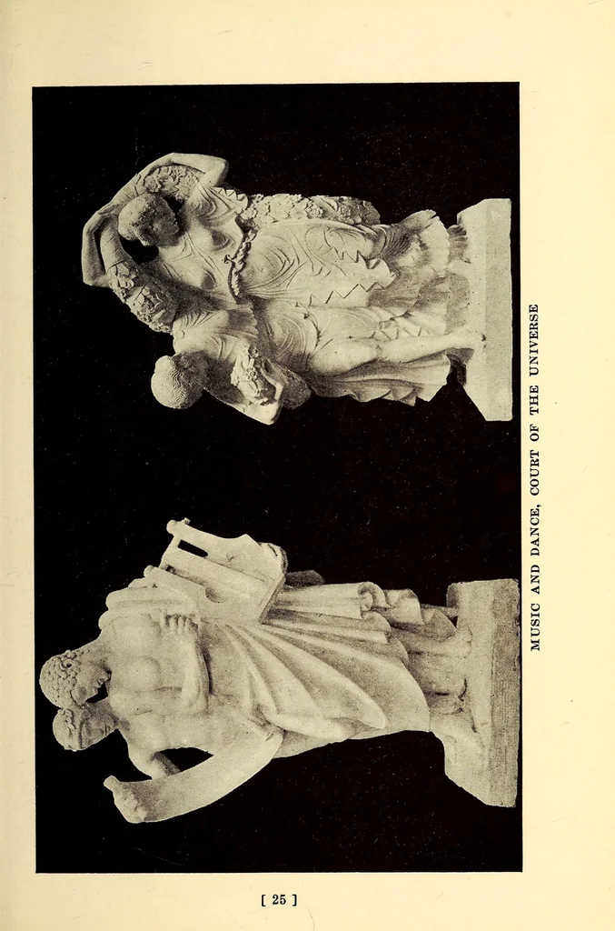 An illustration from The sculpture & murals of the Panama-Pacific international exposition; the official handbook, giving the symbolism, meaning and location of all works, with information concerning the sculptors and artists, 1915, leaf 39