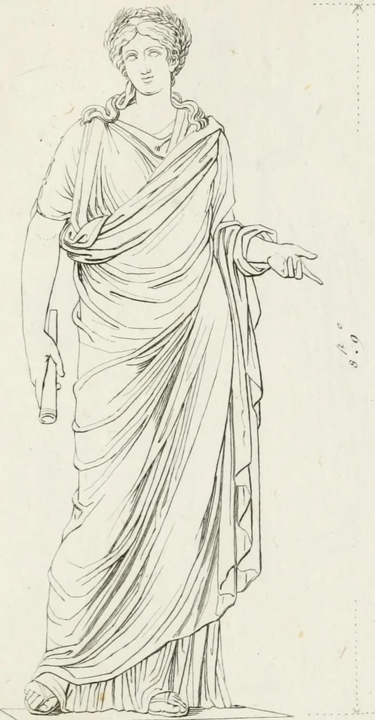 An illustration from Sculture del palazzo della Villa Borghese detta Pinciana, 1796, leaf 104