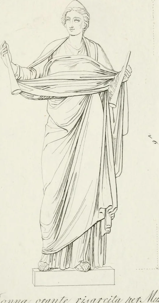 An illustration from Sculture del palazzo della Villa Borghese detta Pinciana, 1796, leaf 108