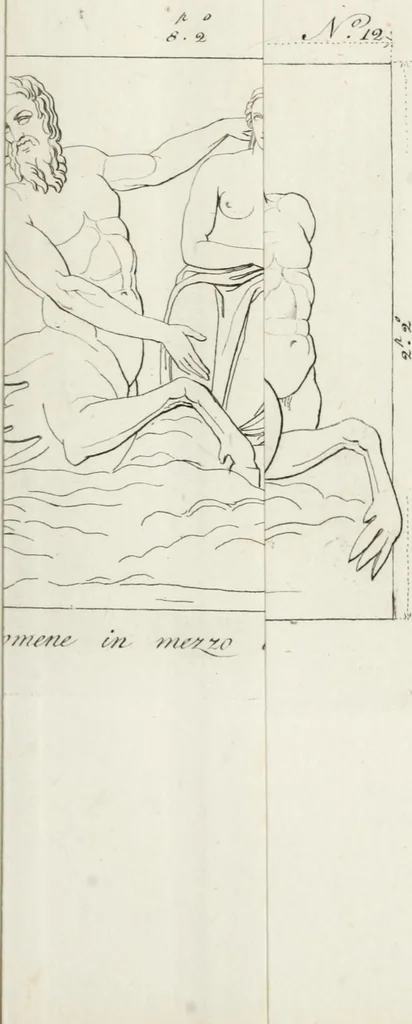 An illustration from Sculture del palazzo della Villa Borghese detta Pinciana, 1796, leaf 116