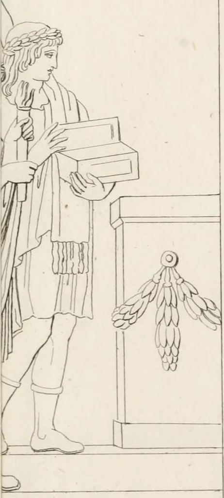 An illustration from Sculture del palazzo della Villa Borghese detta Pinciana, 1796, leaf 118