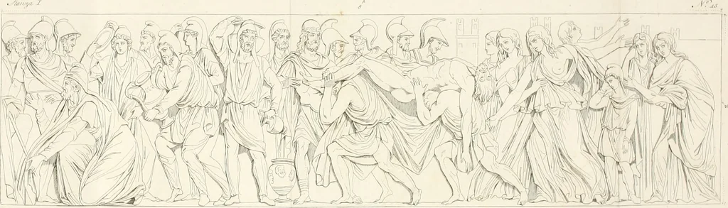 An illustration from Sculture del palazzo della Villa Borghese detta Pinciana, 1796, leaf 123