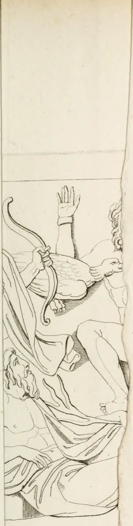 An illustration from Sculture del palazzo della Villa Borghese detta Pinciana, 1796, leaf 126