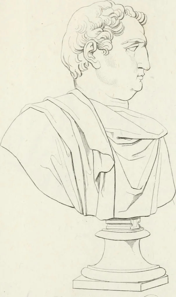 An illustration from Sculture del palazzo della Villa Borghese detta Pinciana, 1796, leaf 132
