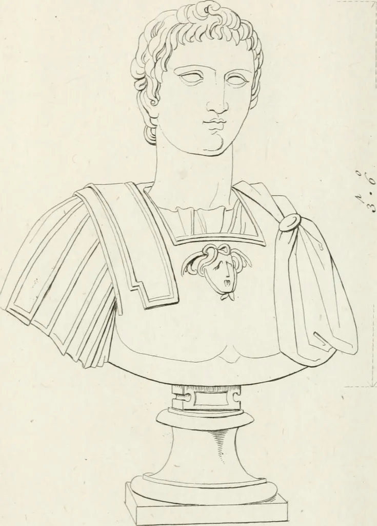 An illustration from Sculture del palazzo della Villa Borghese detta Pinciana, 1796, leaf 134