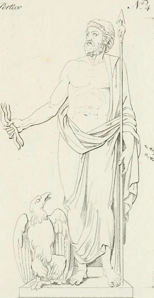 An illustration from Sculture del palazzo della Villa Borghese detta Pinciana, 1796, leaf 14