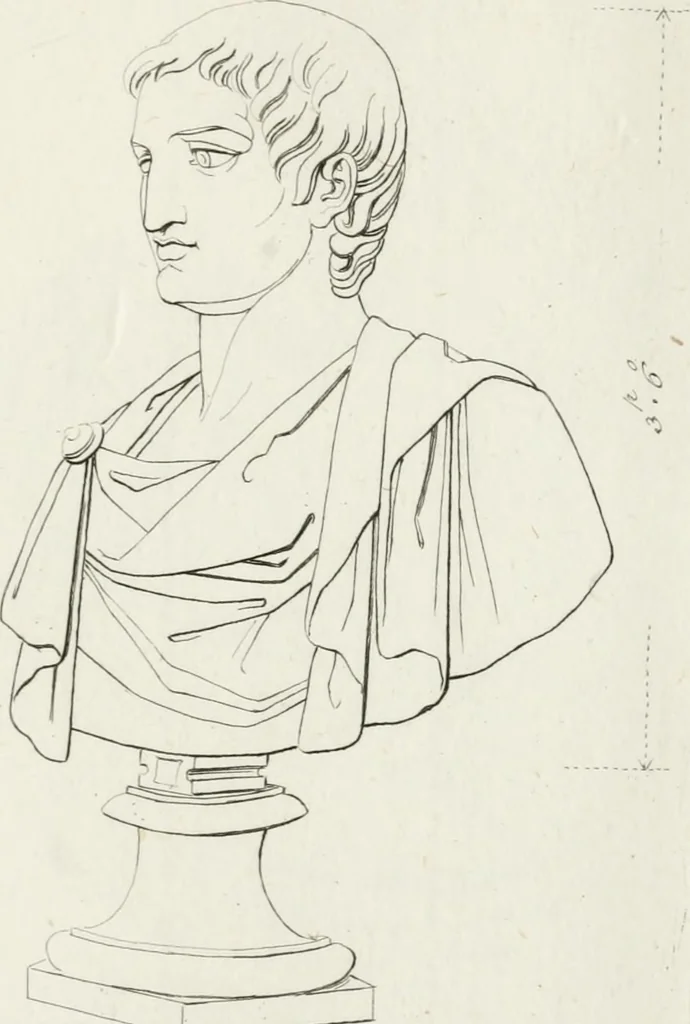 An illustration from Sculture del palazzo della Villa Borghese detta Pinciana, 1796, leaf 146