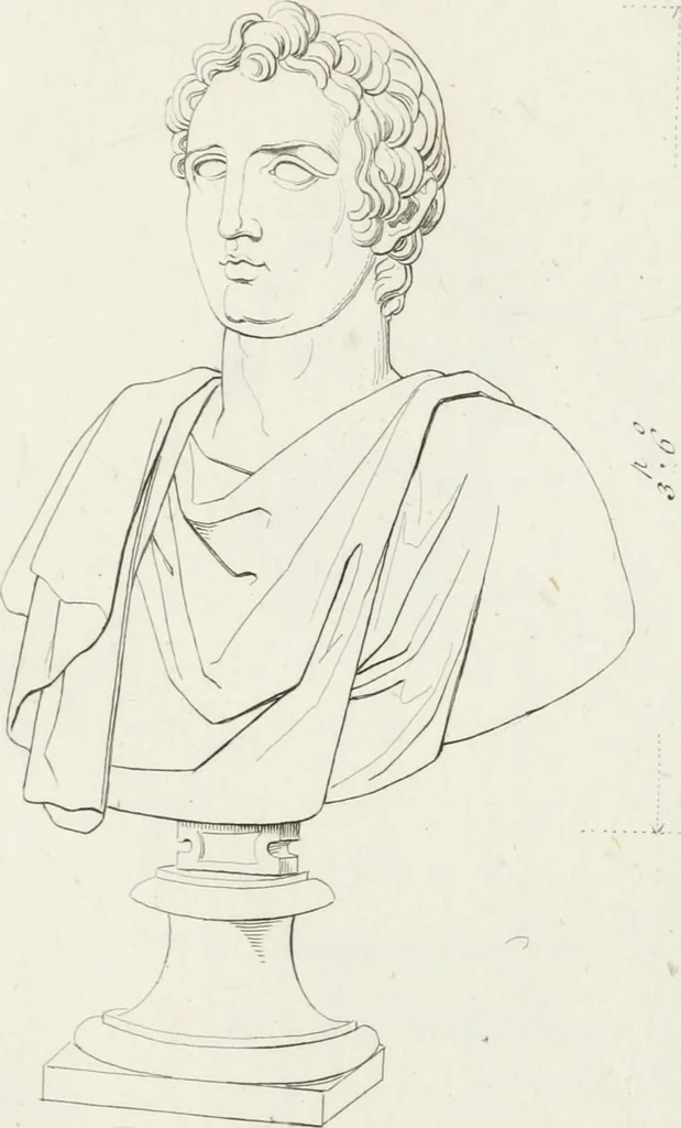 An illustration from Sculture del palazzo della Villa Borghese detta Pinciana, 1796, leaf 152