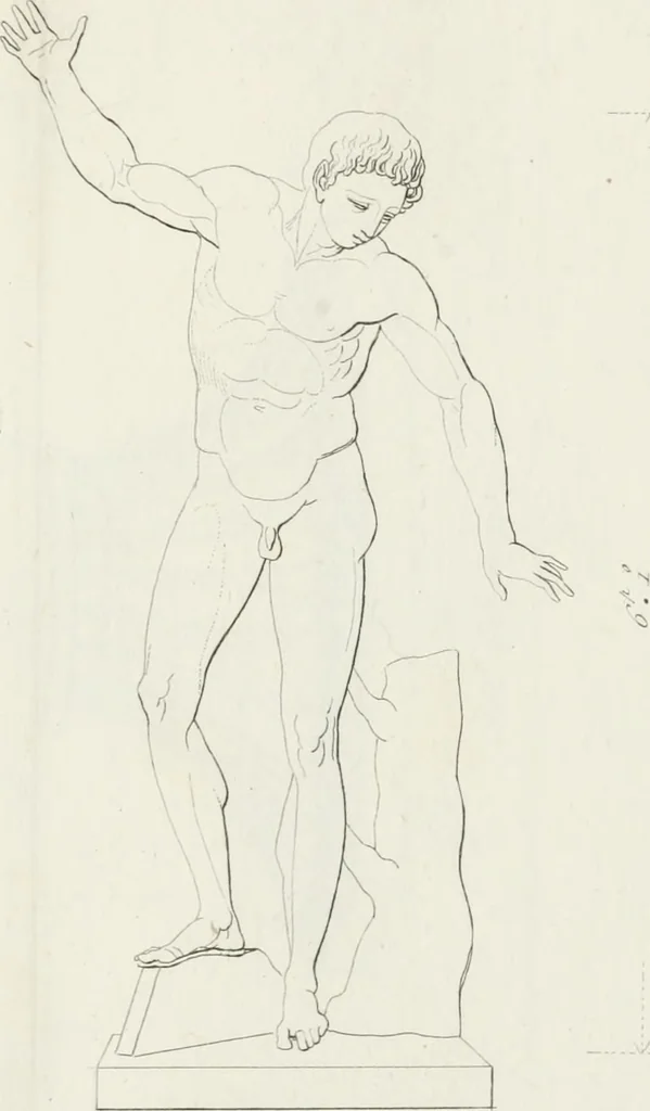 An illustration from Sculture del palazzo della Villa Borghese detta Pinciana, 1796, leaf 176
