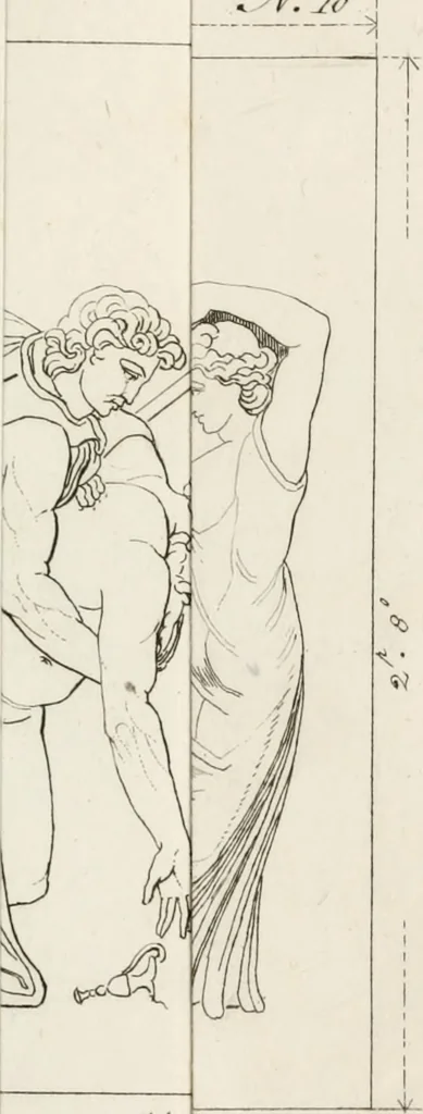 An illustration from Sculture del palazzo della Villa Borghese detta Pinciana, 1796, leaf 180