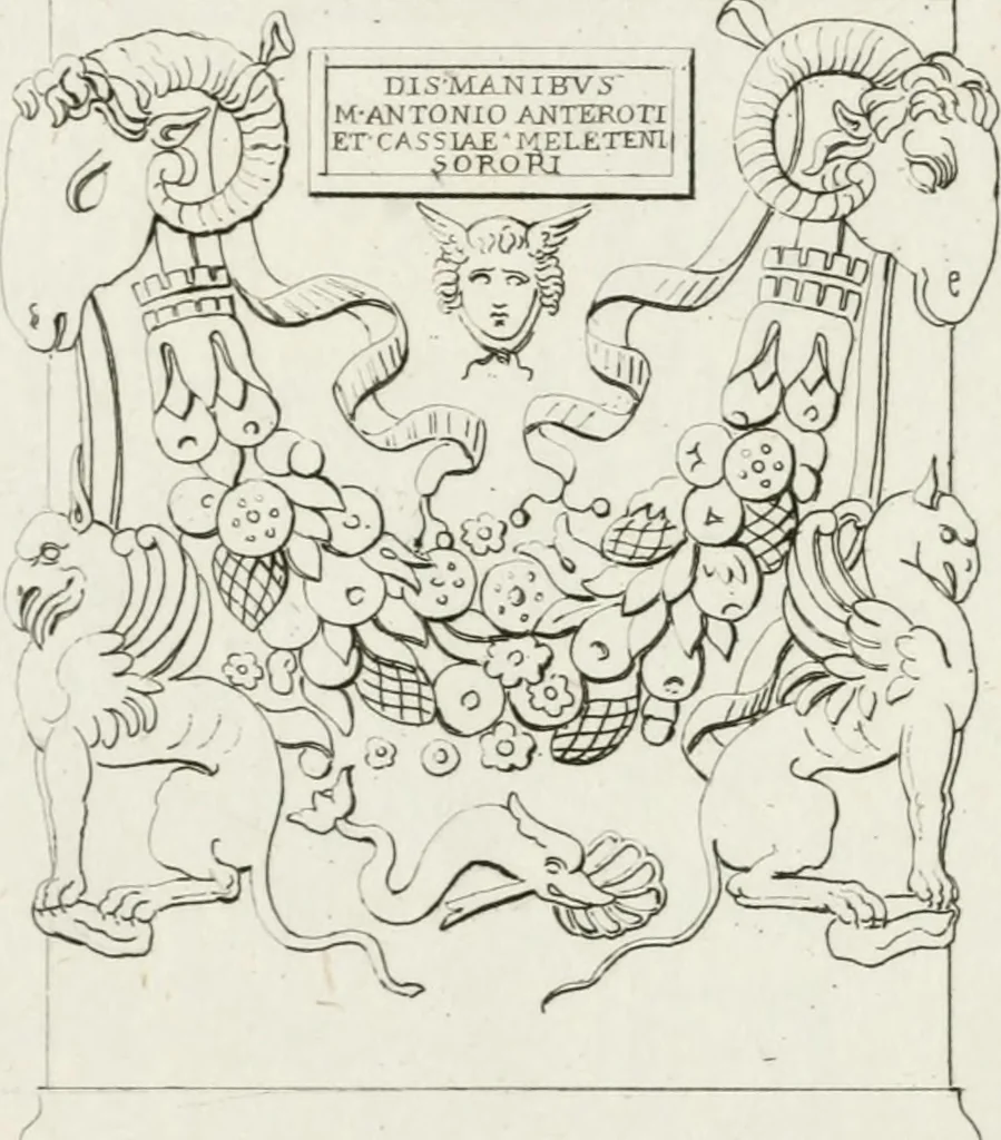 An illustration from Sculture del palazzo della Villa Borghese detta Pinciana, 1796, leaf 184