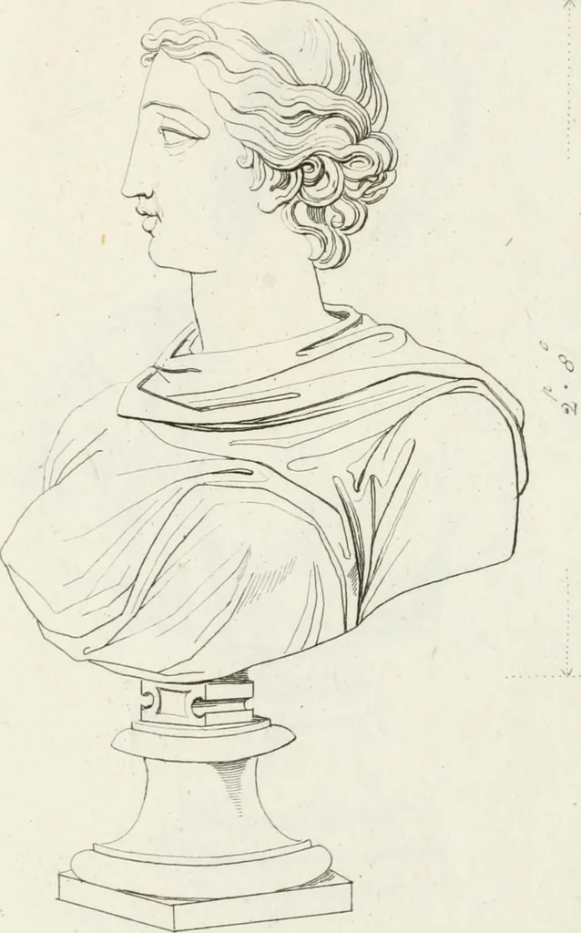 An illustration from Sculture del palazzo della Villa Borghese detta Pinciana, 1796, leaf 198