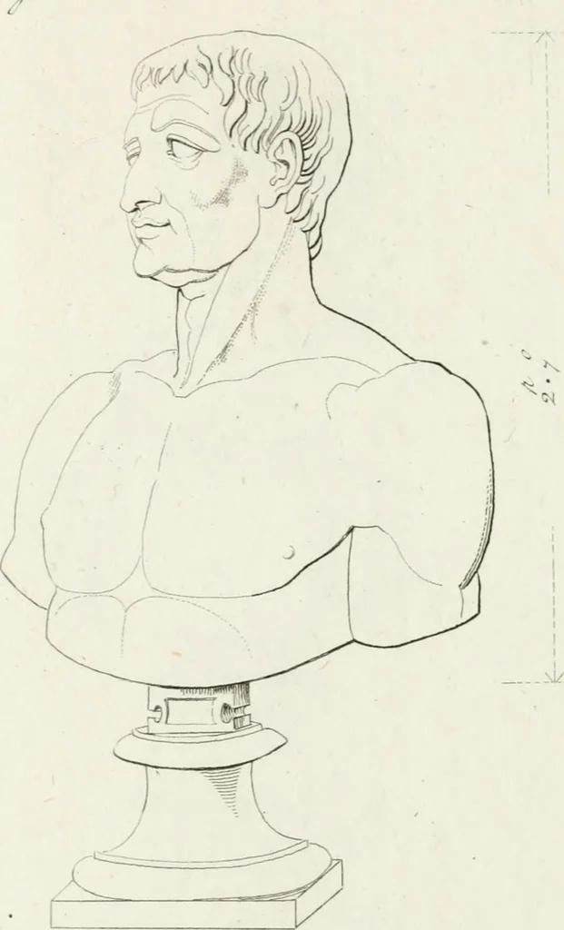 An illustration from Sculture del palazzo della Villa Borghese detta Pinciana, 1796, leaf 204