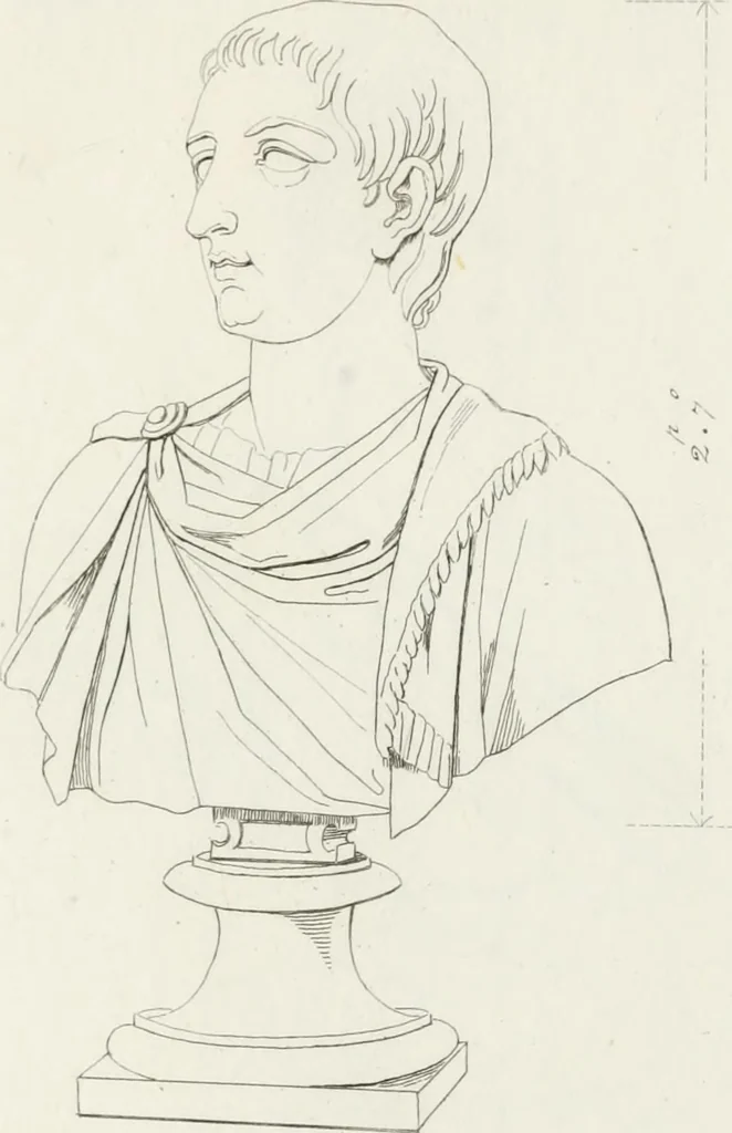 An illustration from Sculture del palazzo della Villa Borghese detta Pinciana, 1796, leaf 206