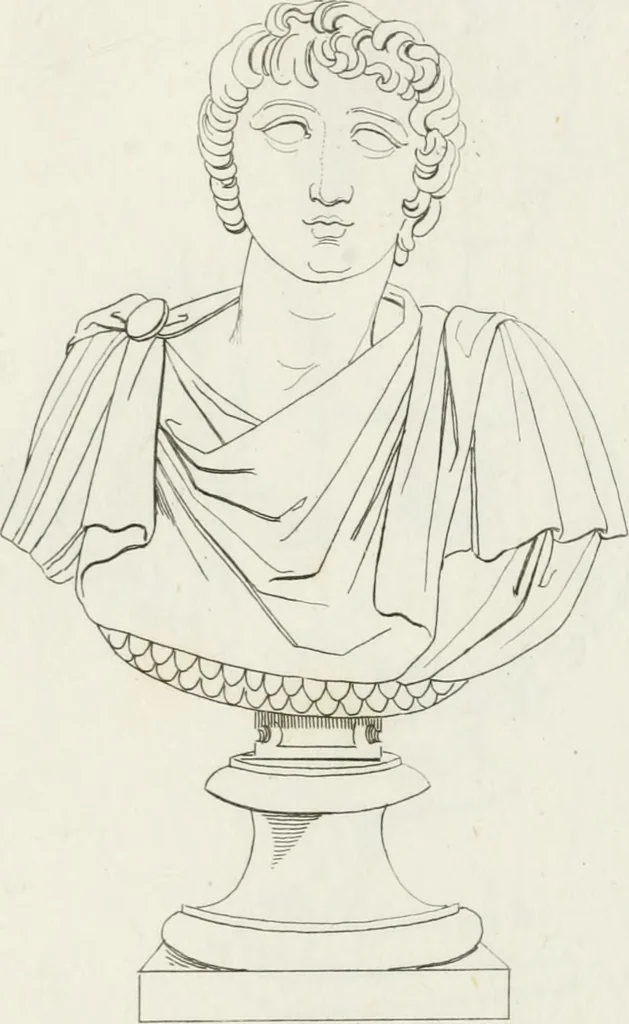 An illustration from Sculture del palazzo della Villa Borghese detta Pinciana, 1796, leaf 214