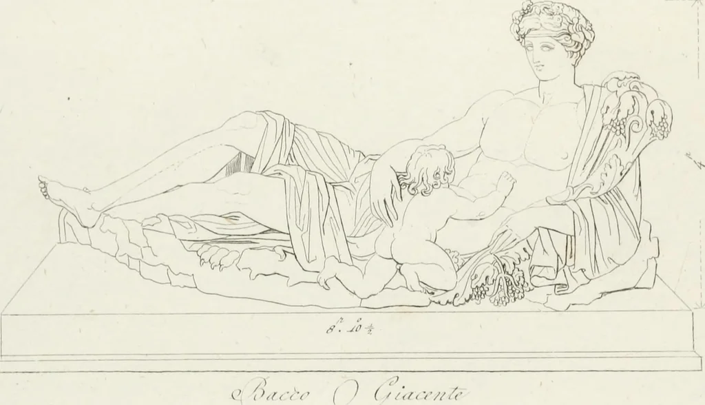 An illustration from Sculture del palazzo della Villa Borghese detta Pinciana, 1796, leaf 220