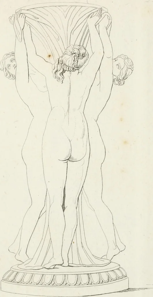 An illustration from Sculture del palazzo della Villa Borghese detta Pinciana, 1796, leaf 230