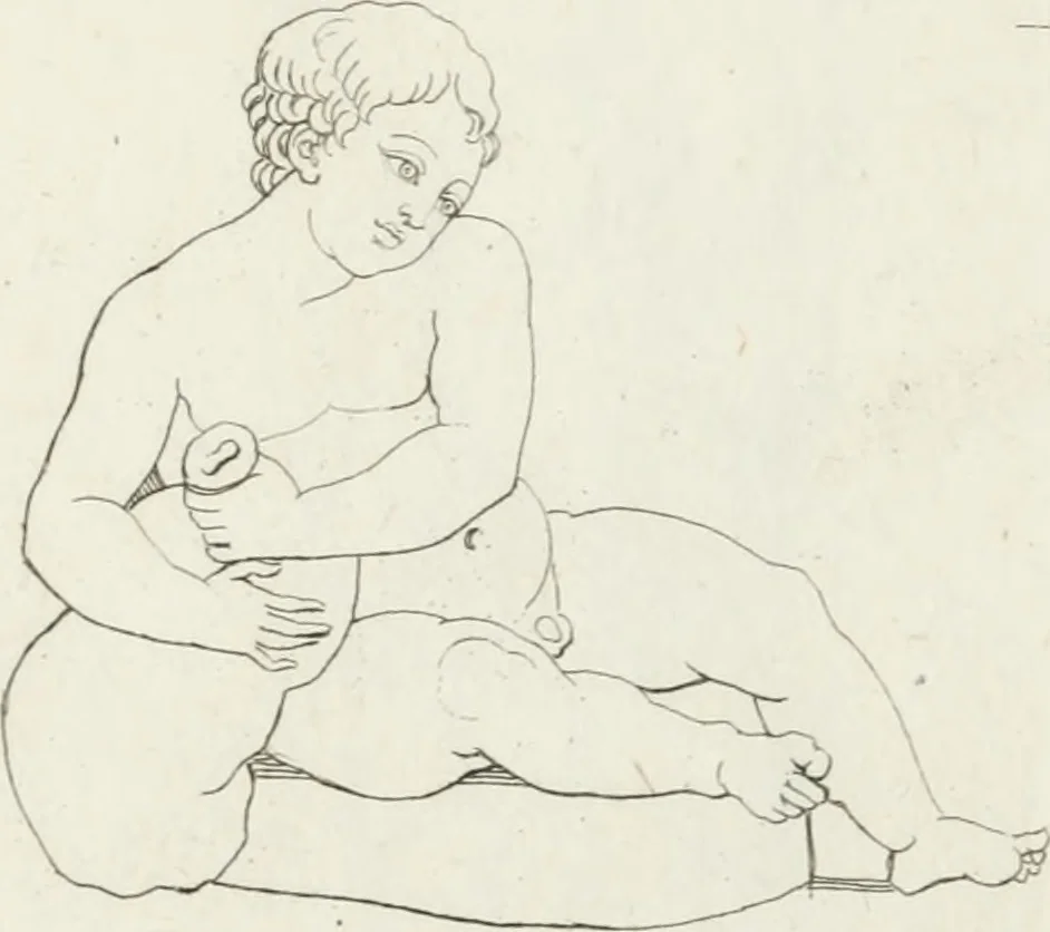 An illustration from Sculture del palazzo della Villa Borghese detta Pinciana, 1796, leaf 232