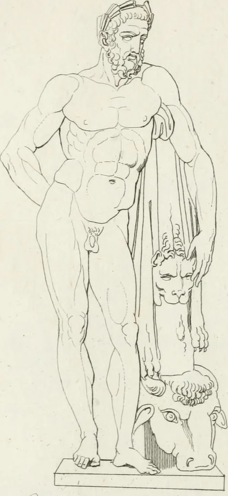 An illustration from Sculture del palazzo della Villa Borghese detta Pinciana, 1796, leaf 236