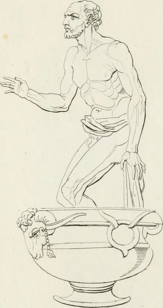 An illustration from Sculture del palazzo della Villa Borghese detta Pinciana, 1796, leaf 238