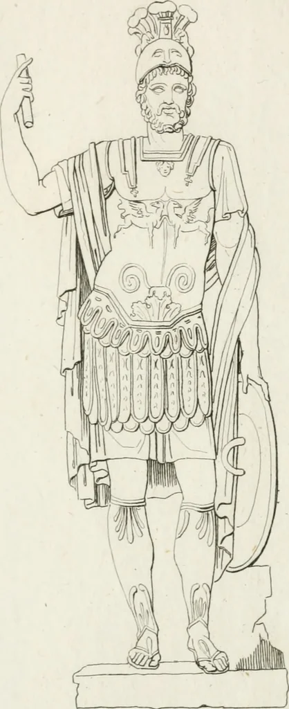 An illustration from Sculture del palazzo della Villa Borghese detta Pinciana, 1796, leaf 240