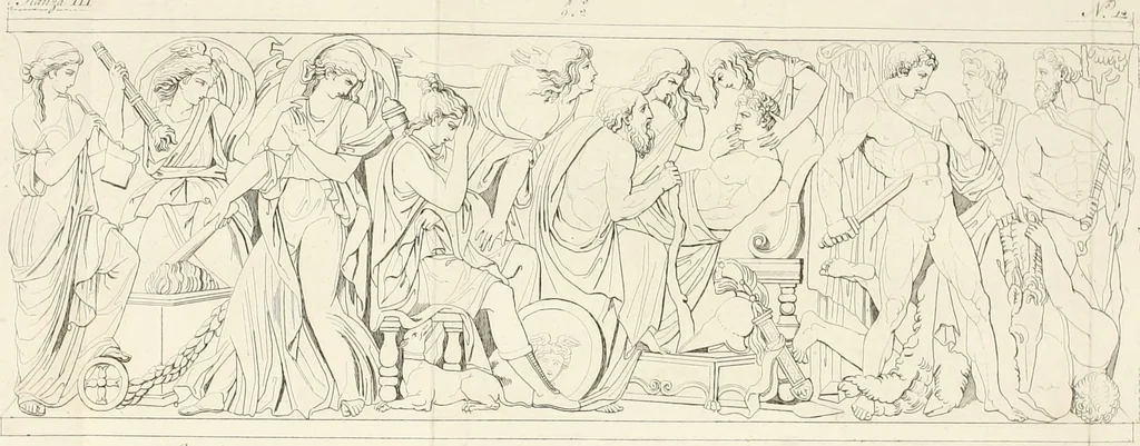 An illustration from Sculture del palazzo della Villa Borghese detta Pinciana, 1796, leaf 243