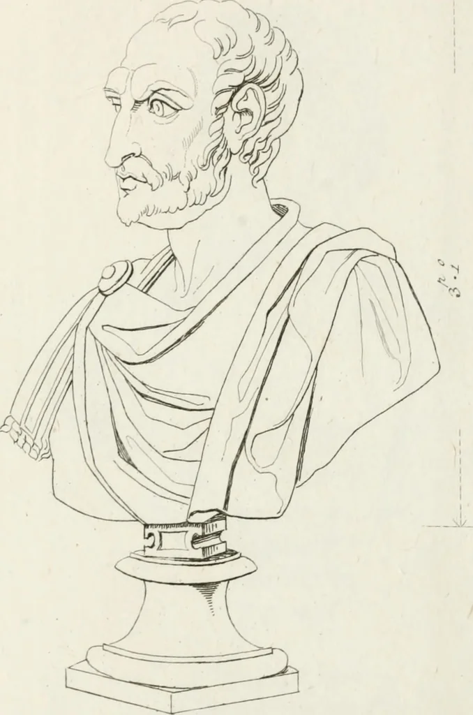 An illustration from Sculture del palazzo della Villa Borghese detta Pinciana, 1796, leaf 252