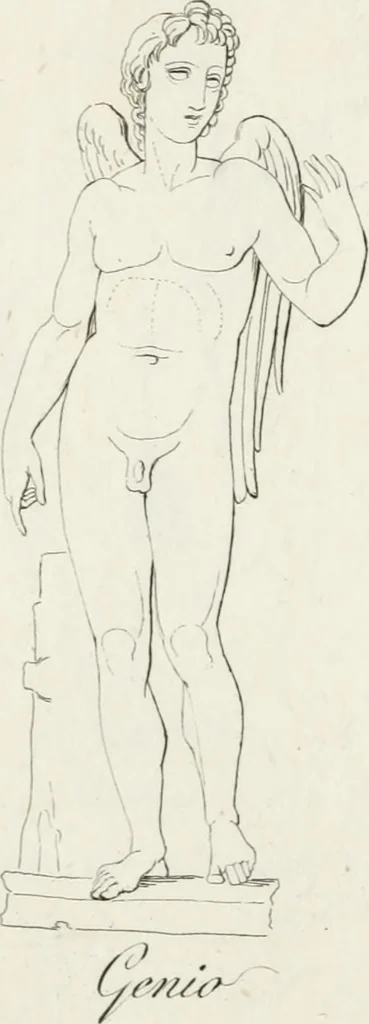 An illustration from Sculture del palazzo della Villa Borghese detta Pinciana, 1796, leaf 26