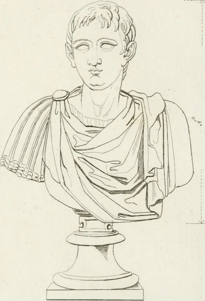 An illustration from Sculture del palazzo della Villa Borghese detta Pinciana, 1796, leaf 264