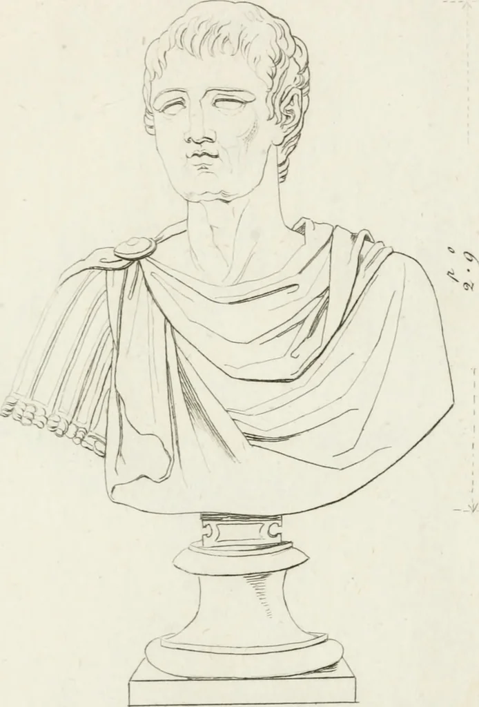 An illustration from Sculture del palazzo della Villa Borghese detta Pinciana, 1796, leaf 266