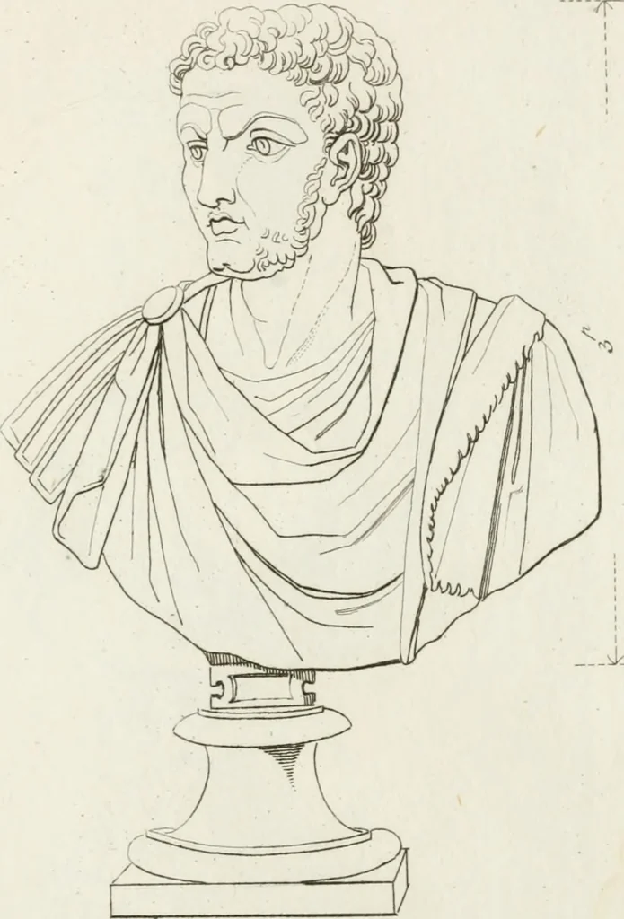 An illustration from Sculture del palazzo della Villa Borghese detta Pinciana, 1796, leaf 274