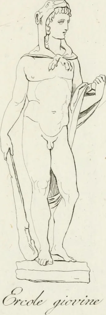 An illustration from Sculture del palazzo della Villa Borghese detta Pinciana, 1796, leaf 28