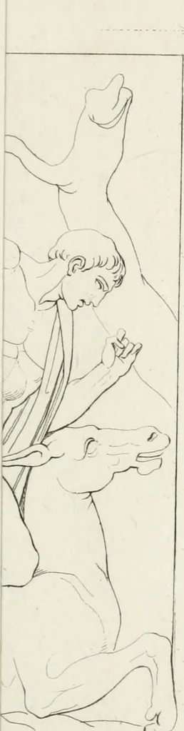 An illustration from Sculture del palazzo della Villa Borghese detta Pinciana, 1796, leaf 32