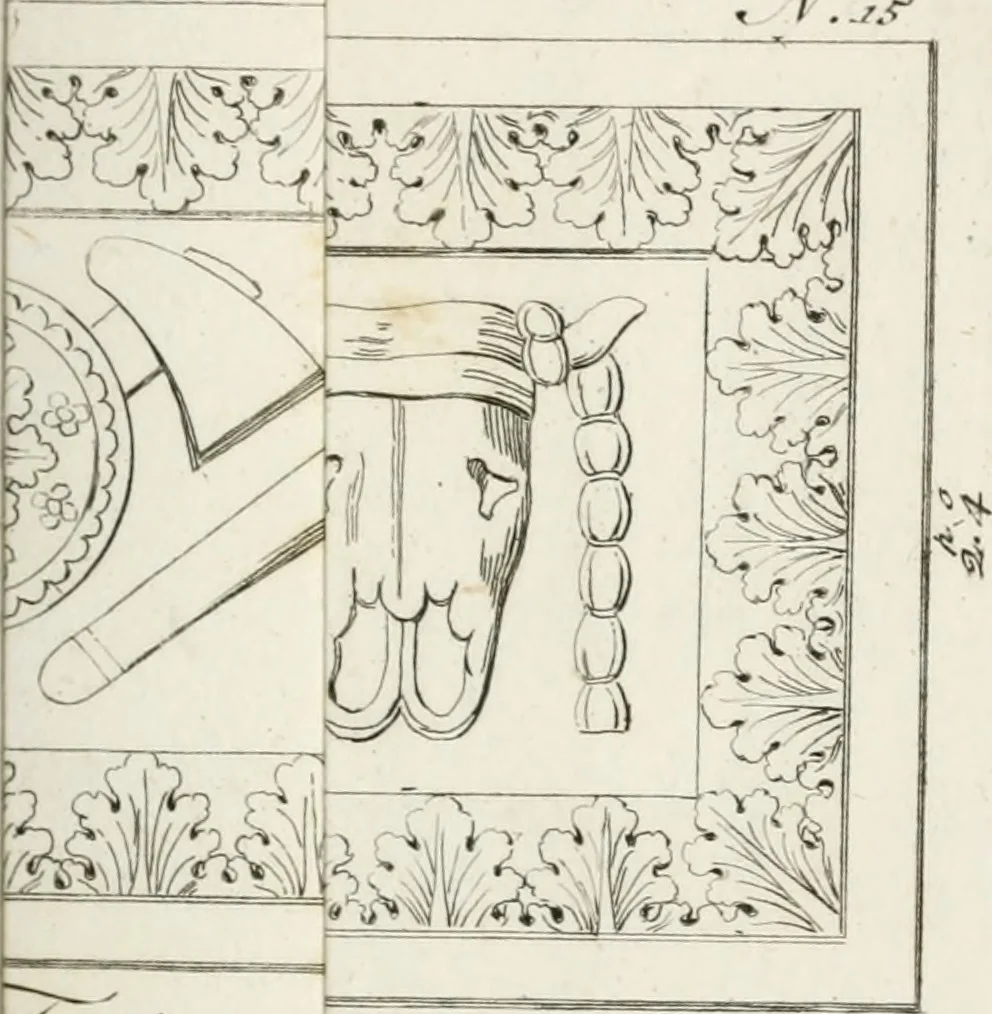 An illustration from Sculture del palazzo della Villa Borghese detta Pinciana, 1796, leaf 36