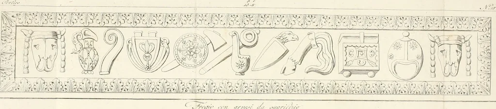 An illustration from Sculture del palazzo della Villa Borghese detta Pinciana, 1796, leaf 37