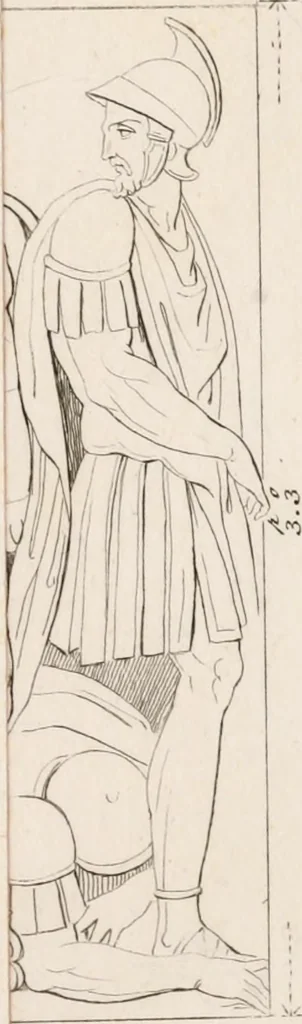 An illustration from Sculture del palazzo della Villa Borghese detta Pinciana, 1796, leaf 38