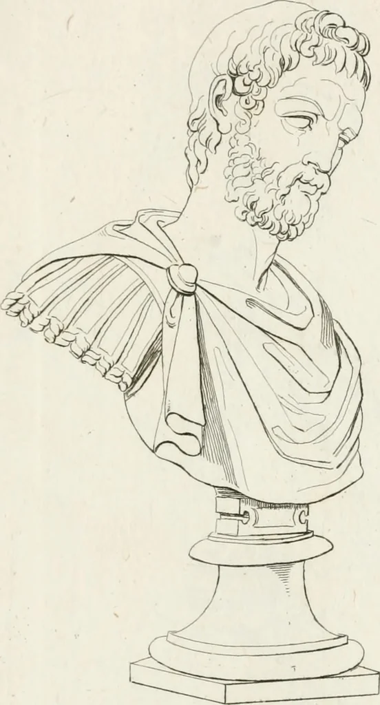 An illustration from Sculture del palazzo della Villa Borghese detta Pinciana, 1796, leaf 42