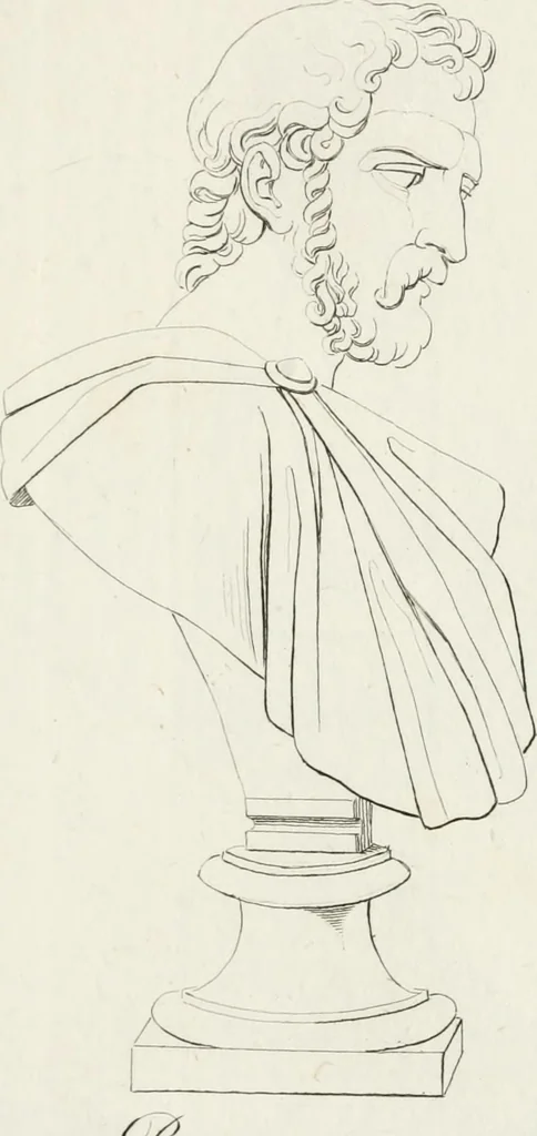 An illustration from Sculture del palazzo della Villa Borghese detta Pinciana, 1796, leaf 44
