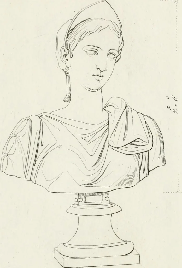 An illustration from Sculture del palazzo della Villa Borghese detta Pinciana, 1796, leaf 52