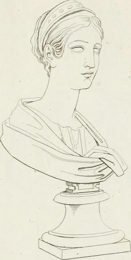 An illustration from Sculture del palazzo della Villa Borghese detta Pinciana, 1796, leaf 54