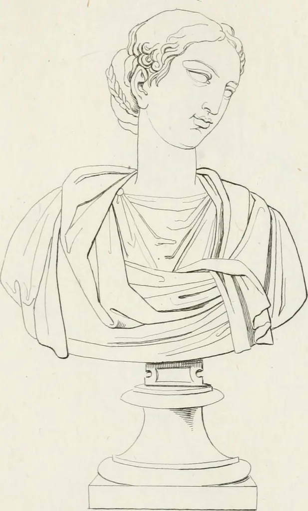 An illustration from Sculture del palazzo della Villa Borghese detta Pinciana, 1796, leaf 56