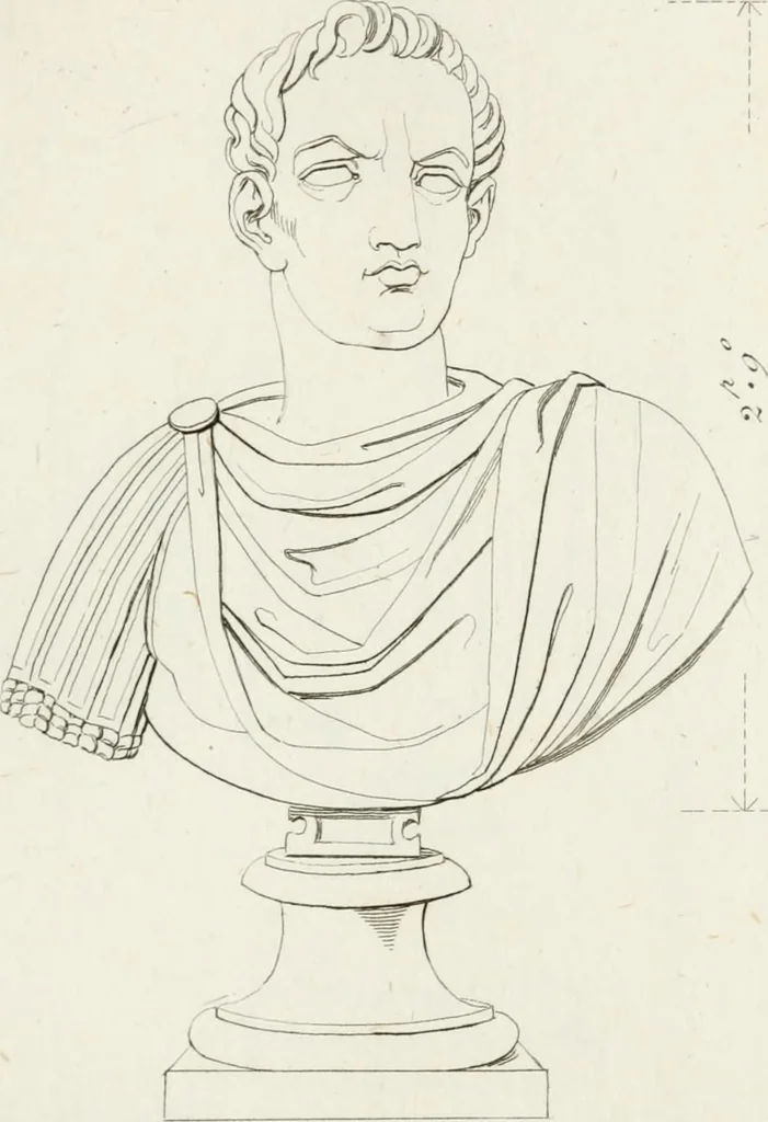 An illustration from Sculture del palazzo della Villa Borghese detta Pinciana, 1796, leaf 62