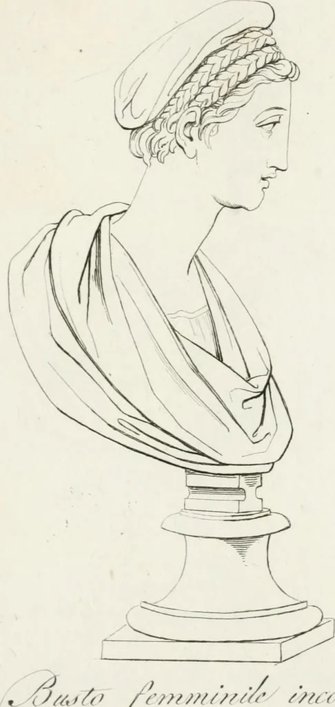 An illustration from Sculture del palazzo della Villa Borghese detta Pinciana, 1796, leaf 66
